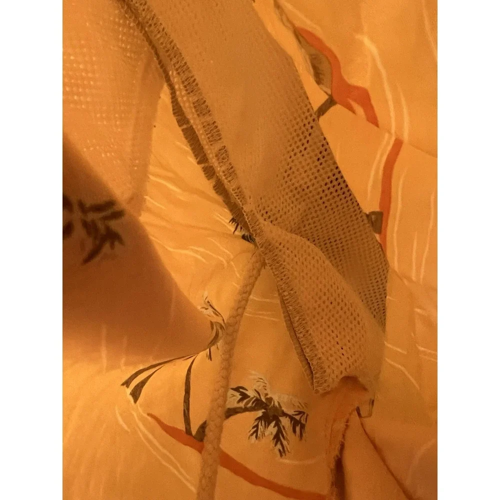 Tommy Bahama Swim Shorts Board Shorts Hawaiian Themed Beige Large